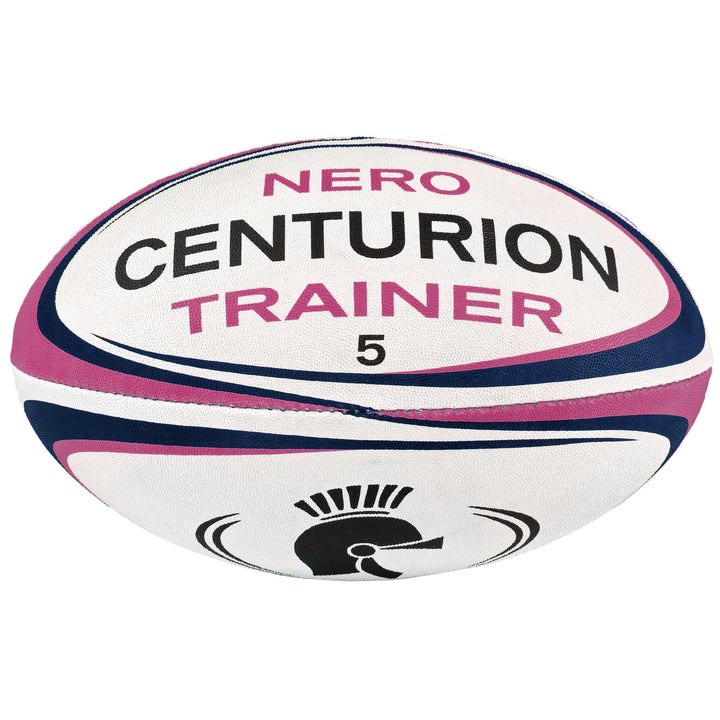Nero Navy/Pink Trainer Rugby Ball