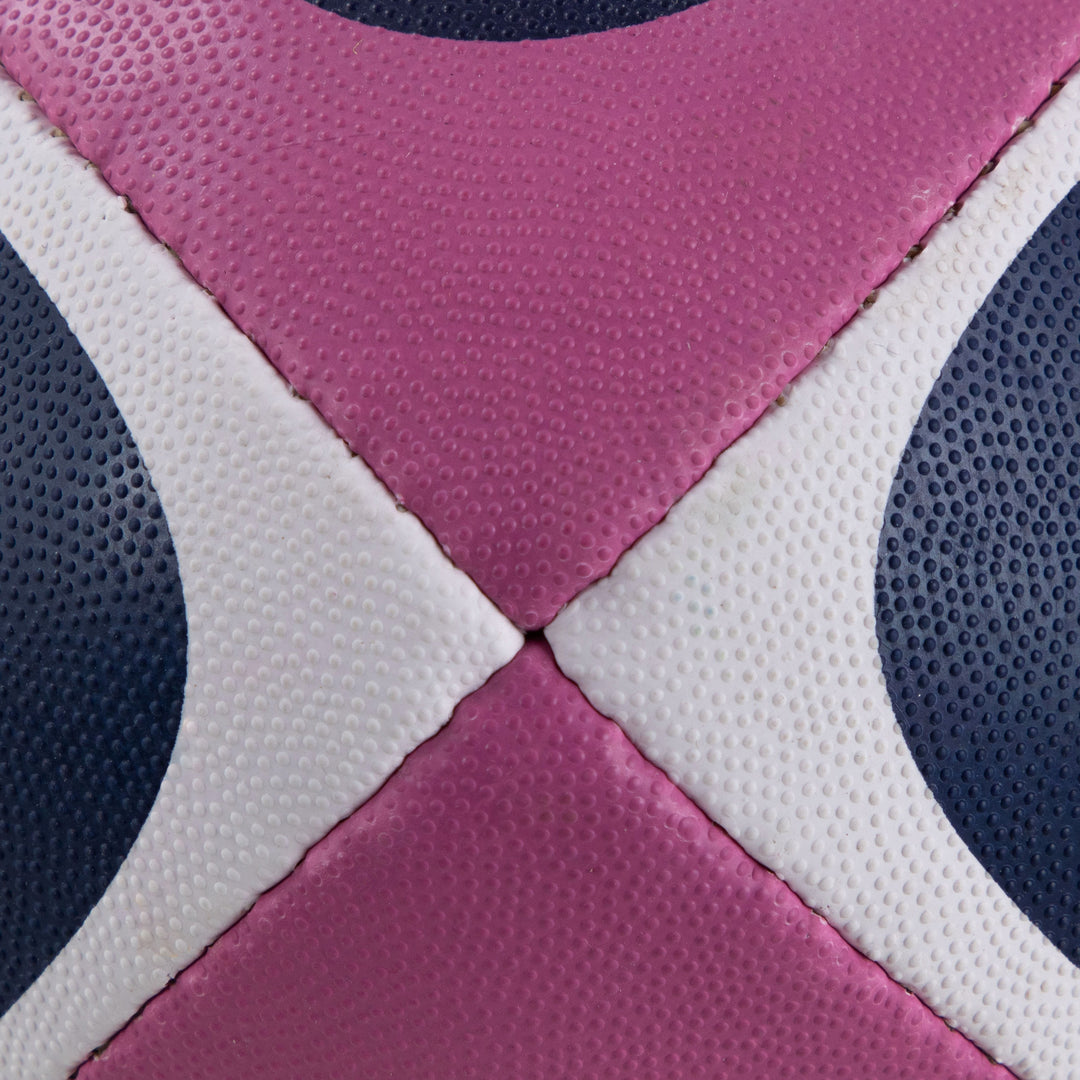 Nero Navy/Pink Trainer Rugby Ball