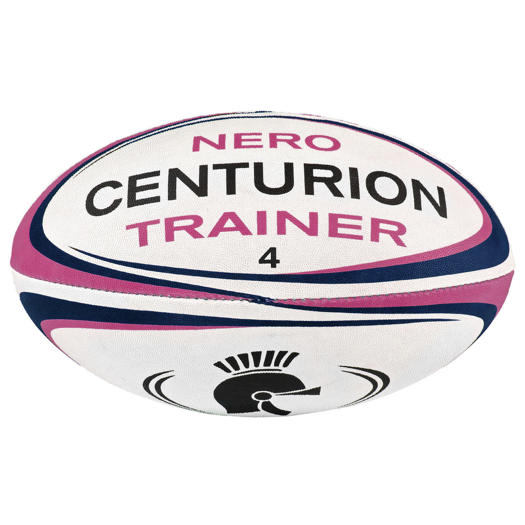 Nero Navy/Pink Trainer Rugby Ball
