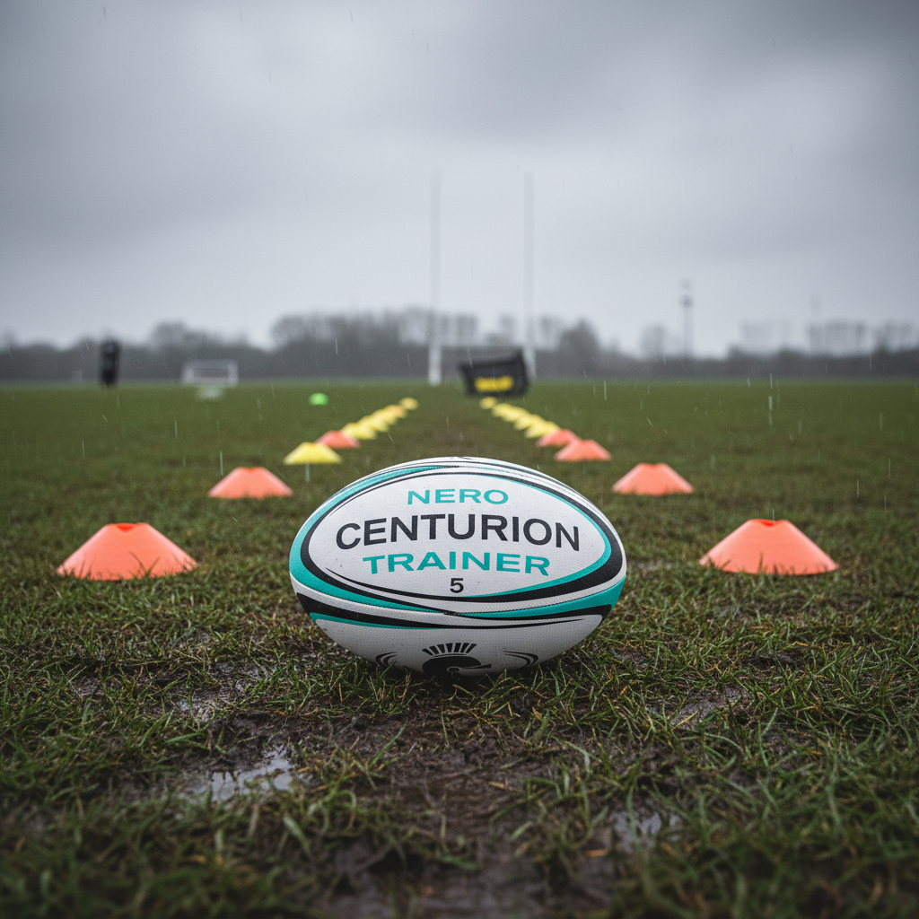 Nero Aqua Trainer Rugby Ball