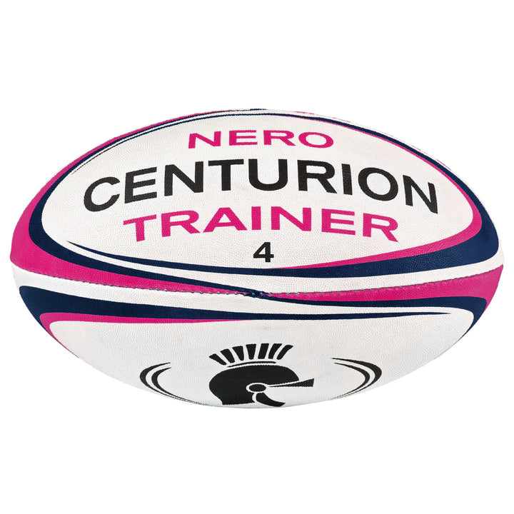 Nero Navy/Pink Trainer Rugby Ball