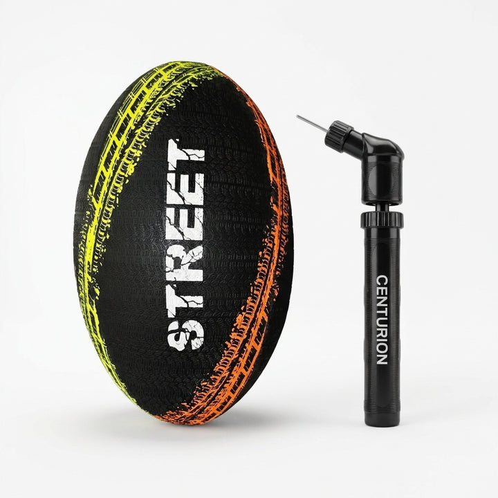 Centurion Neon Street Rugby Ball & Pump